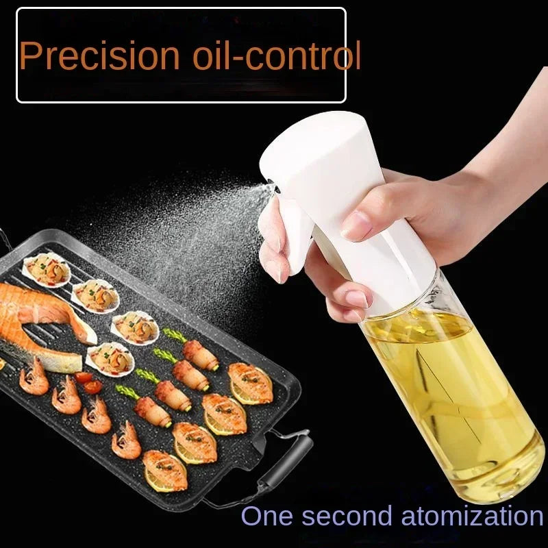 Oil Spray for Cooking Olive Oil Dispenser Plastic Bottle Sprayer Mist-Reusable Food Grade Oil Vinegar Spray Kitchen Accessories