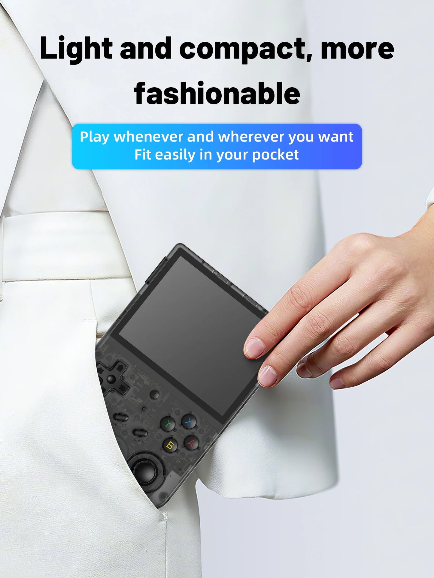 ANBERNIC RG353V RG353VS Handheld Gam Console 3.5'' IPS Screen HDMI Output Android Linux OS Built-in Retro Emulator Player Gifts