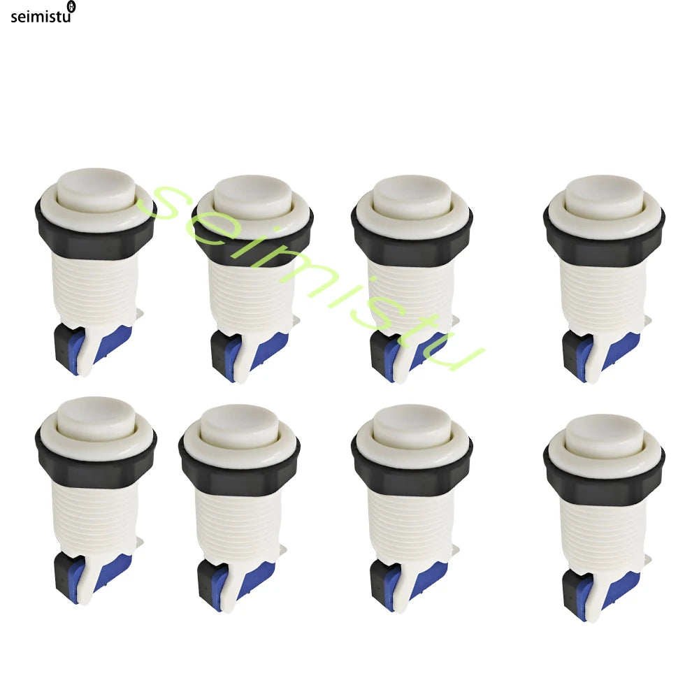 8pcs American Happ Style Push Button 28mm For Neo Geo Arcade Game Machine Joystick Zero Delay Controller buttons Parts