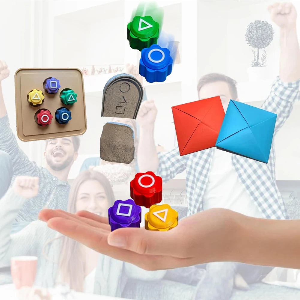 Korean Traditional Play Game Fun Gonggi Jack Stone Pebbles Set Hand Eye Coordination Training Toy Gong gi Set Party Board Game