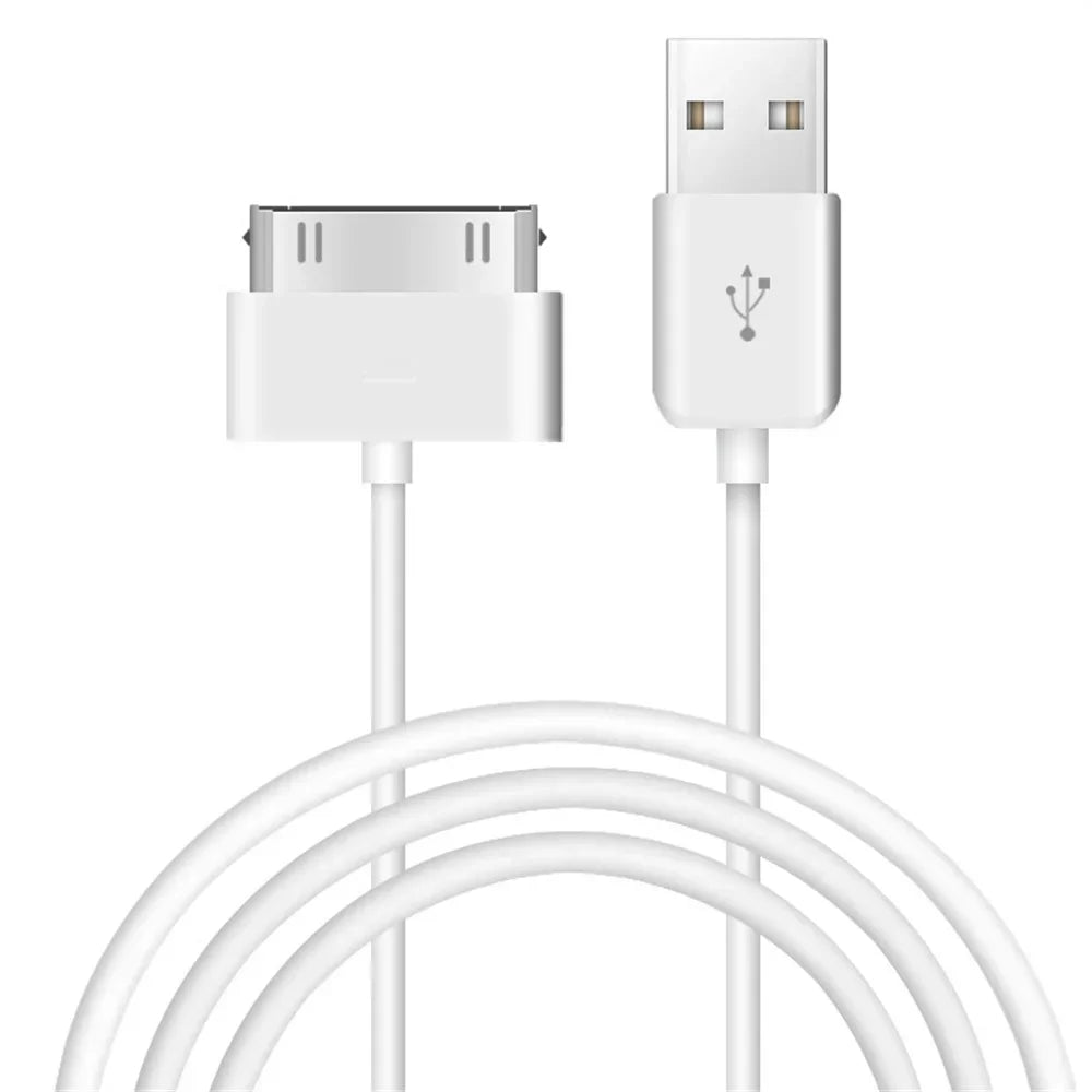 30 Pin USB Charger Cable For IPhone 4 4s 3G 3GS iPad 1 2 3 iPod Adapter Accessories Nano Touch Charging Data Cable Usb Charger