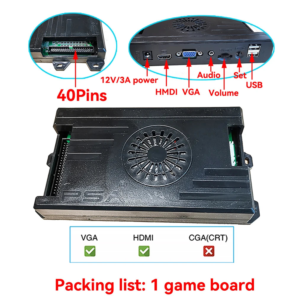 Pandora Saga Box DX2 26800 in 1 PCB Family Mainboard Retro Arcade Game Console For Built Bartop Cabinet Machine HDMI VGA