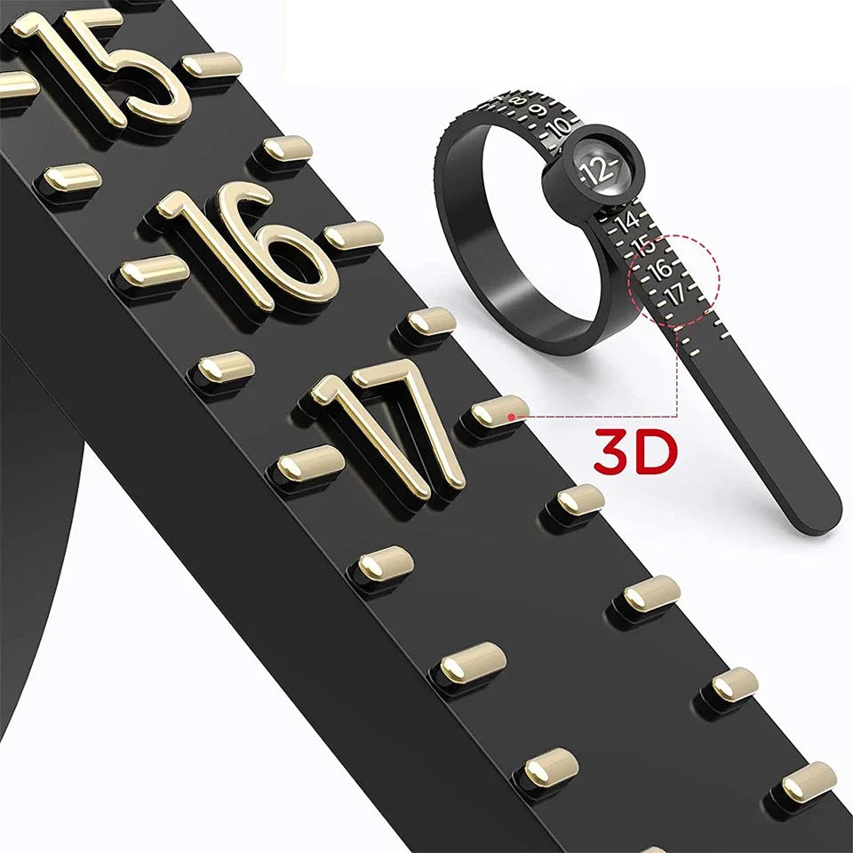 Ring With Magnifying Glass, Measuring With Ring, Soft Ruler, Plastic Size Circle, Size Filter, Durable