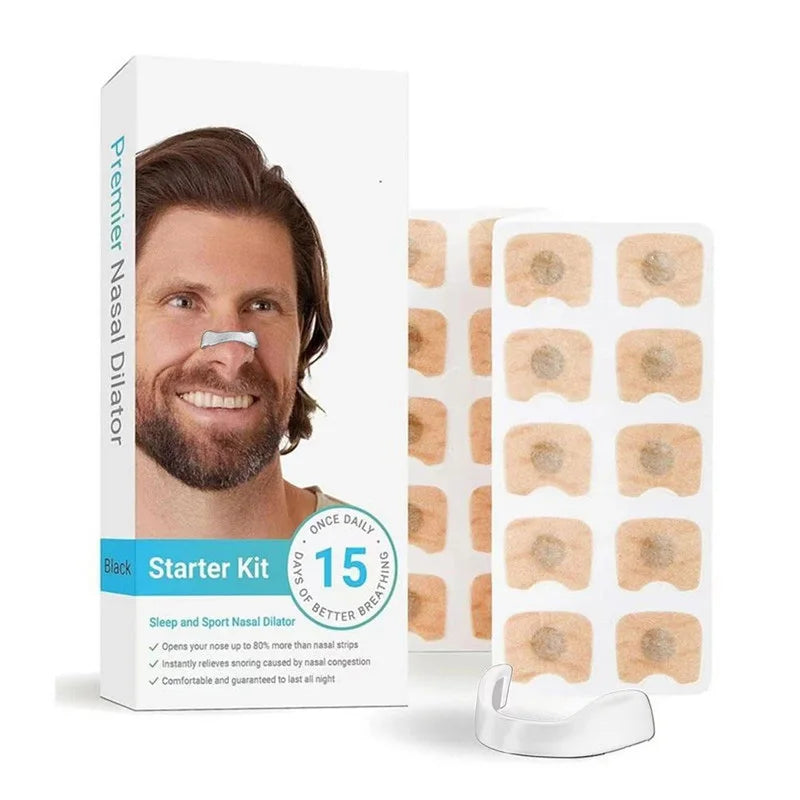 Magnetic Nasal Breathing Dilators Kits Sport Nasal Dilator Boost Oxygen Intake,Reduce Snoring,Breathing Refill Nose Clip