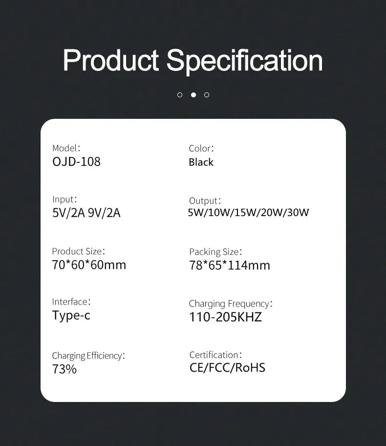 30W Car Magnetic Wireless Charger Phone Holder Stand for iPhone 15 14 13 12 Pro Max Samsung Car Mount Fast Charging Dock Station