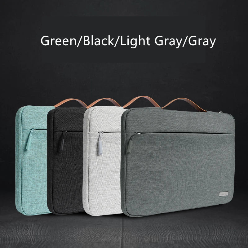 Multi-pockets Laptop Sleeve for MacBook Air 15.3 2024 Laptop Bag for MacBook Pro 13 14 16 Shocproof Notebook Bag for Dell/Xiaomi