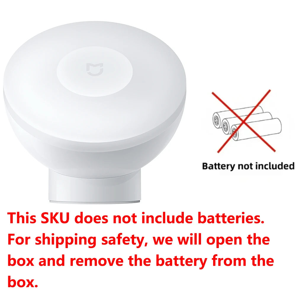 Xiaomi Mijia Led Induction Night Light 2 Lamp Adjustable Brightness Infrared Smart Human Body Sensor with Magnetic Base