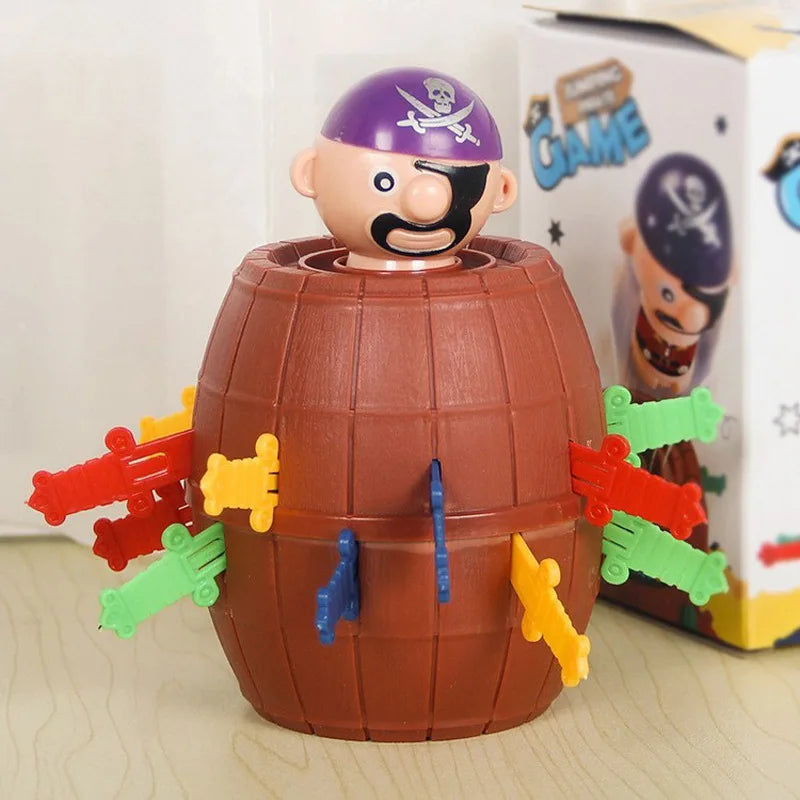 Children's Party Fun Prank Toy Pirate Bucket Toy, Lucky, Jump, Sword, Explosion, Interactive Family Fun Games