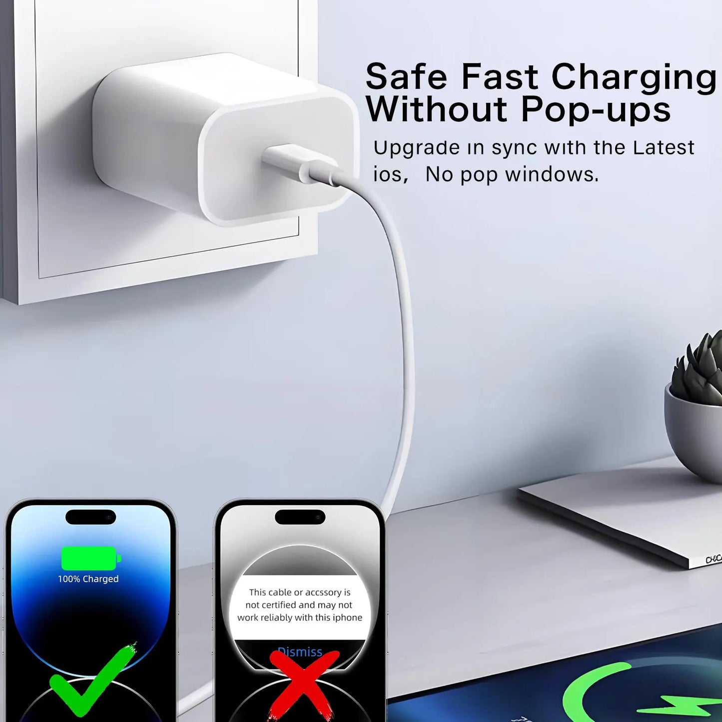 5-2 PCS 60W USB C to USB C Cable for iPhone 16 15 pro Samsung Xiaomi iPad AirPods Macbook Type C To Type C Braided Charger Cable