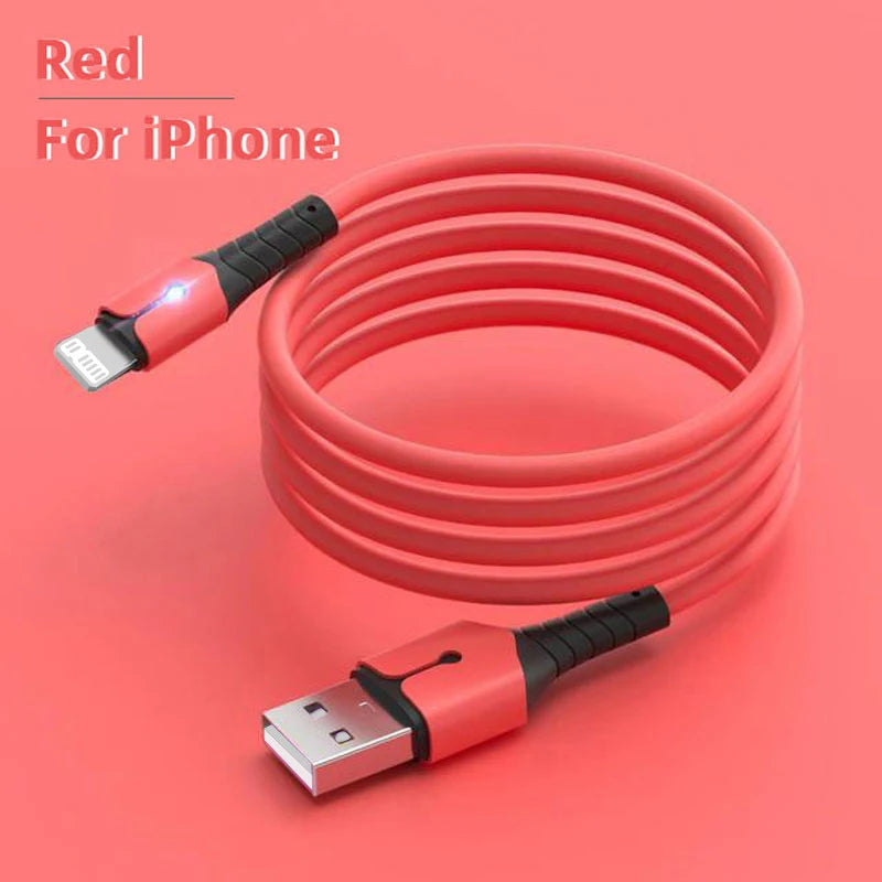 USB Cable for iPhone 14 13 12 11 Pro Max XS XR 6s 7 8 Plus iPad 3A Fast Charging Cable USB to ios Data Cable Quick Charger Wire