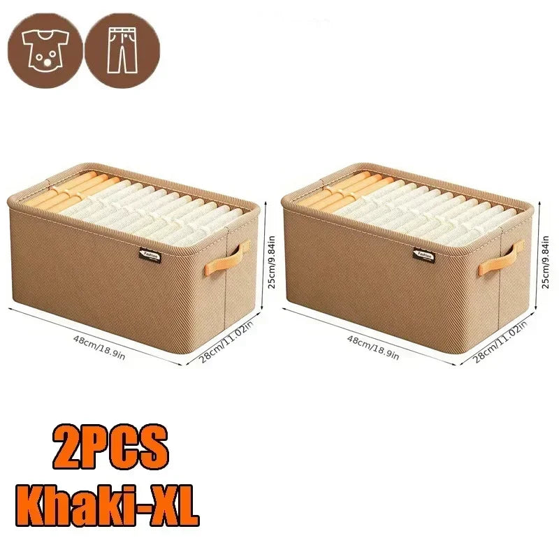 Thicken Clothes Organizer Pants Sweater Storage Cabinets Drawers Organizer Jeans Storage Box Wardrobe Clothes Storage Organizers