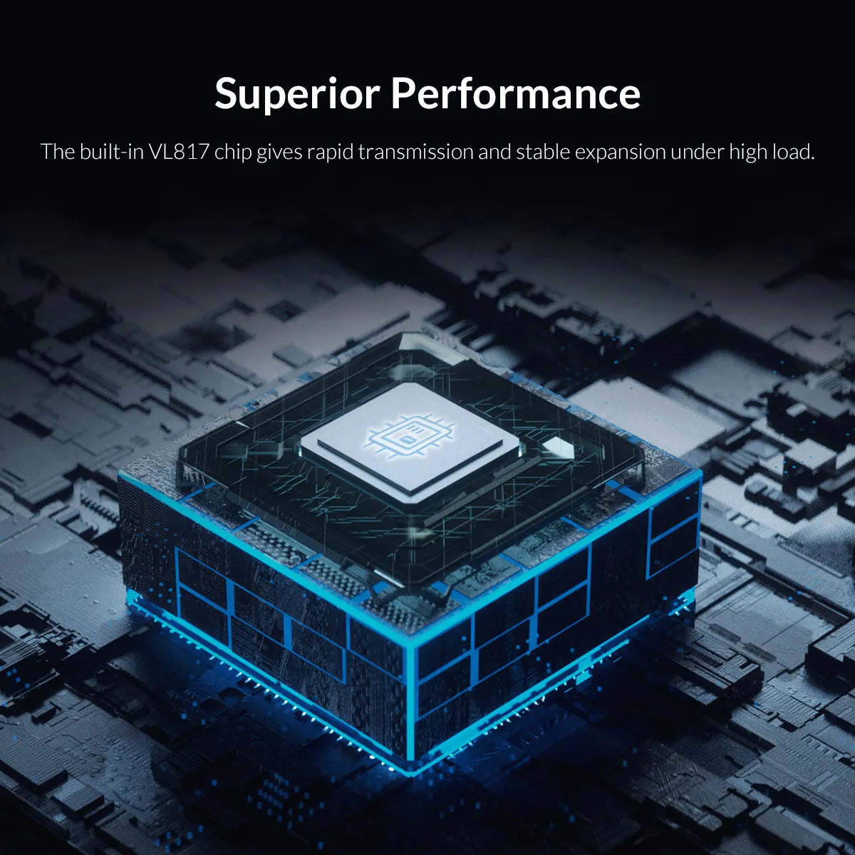 ORICO Powered USB Hub Splitter Socket with Multi USB 3.0 Port Slot Plug On-Off Key Switch Dock Power Strip Adapter for PC Lapto