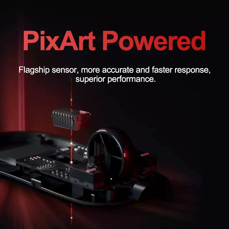 ATK VXE MAD R/R MAJOR Wireless E-sports Gaming Mouse Ultra-lightweight Dual-Mode PAW3395/3950 Ergonomic Mice Standard 8K