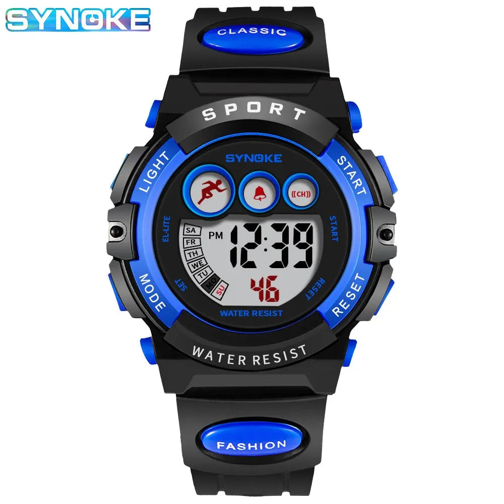 Student Sport Watches For Kids Colorful Electronic Watches Waterproof Clock Children Digital Watch For Boys Girls