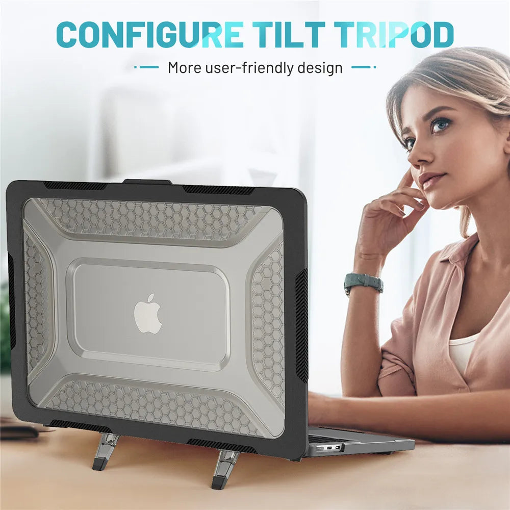 2025 New Laptop Case For Macbook Pro 14 Case M4 For Macbook Air M2 13.6 15 Case Mac Book M1 M3 Chip Pro 16 13 Cover Accessories