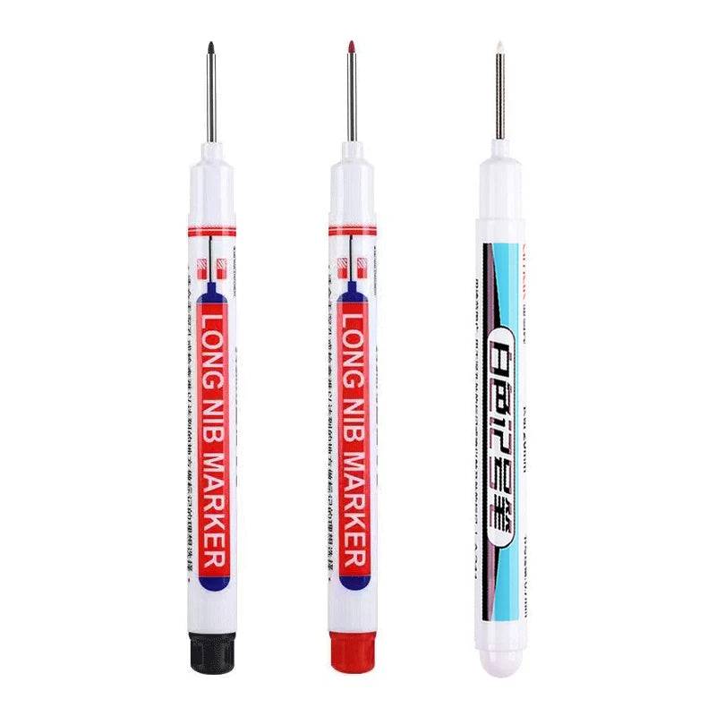 1/4Pcs White Permanent Paint Pen set for Wood Rock Plastic Leather Glass Stone Metal Canvas Ceramic Deep Hole Marker 0.7mm