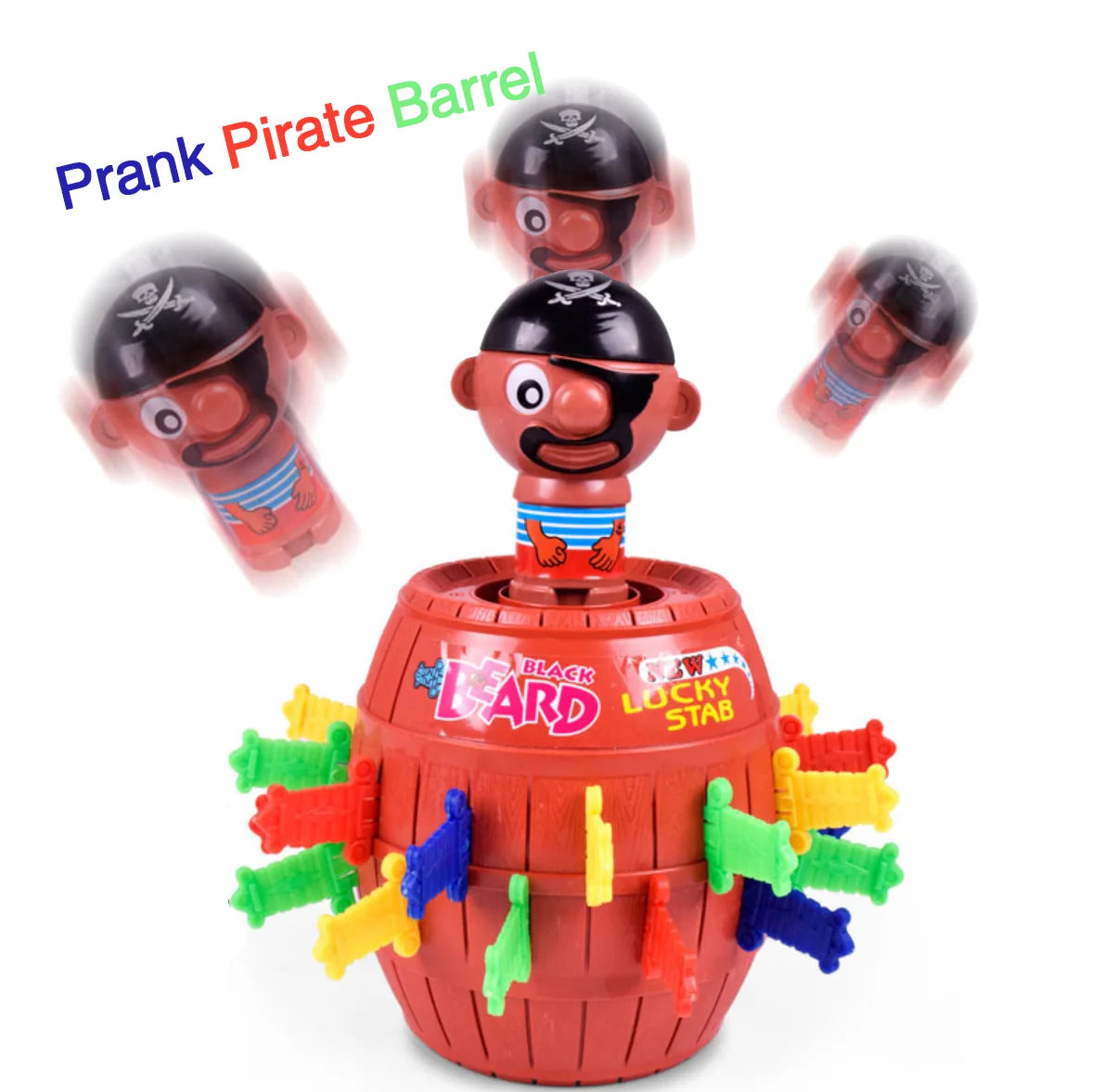 Children's Party Fun Prank Toy Pirate Bucket Toy, Lucky, Jump, Sword, Explosion, Interactive Family Fun Games