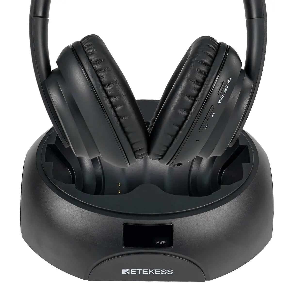 RETEKESS TA006 Wireless Headphone TV Watching Rechargeable Wireless Earphone with Transmitter Support Coaxial Fiber 3.5 AUX RCA