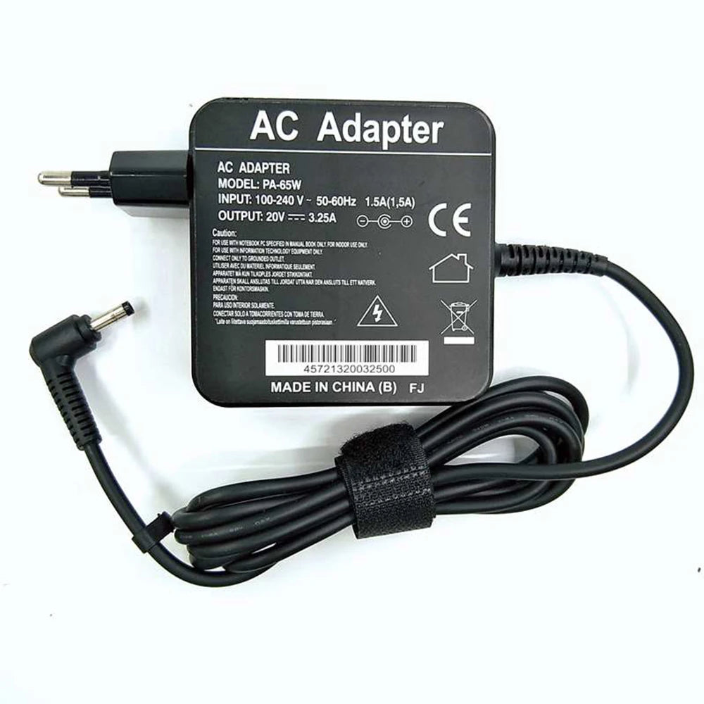 AC Adapter 65W 20V 3.25A  Laptop Charger for Lenovo Ideapad 310-151SK 510-151SK ADLX65CLGE2A 5A10K78752 Power Cords AC Adapter
