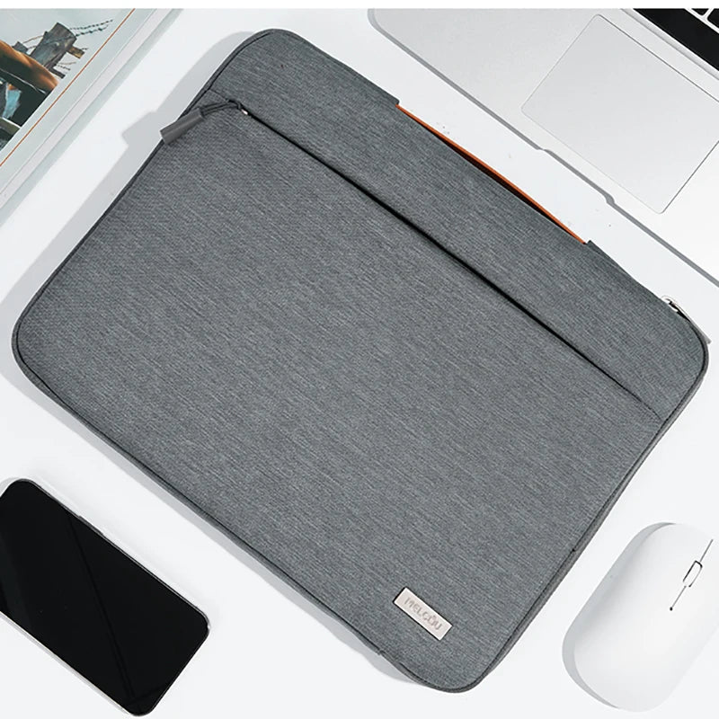 Multi-pockets Laptop Sleeve for MacBook Air 15.3 2024 Laptop Bag for MacBook Pro 13 14 16 Shocproof Notebook Bag for Dell/Xiaomi