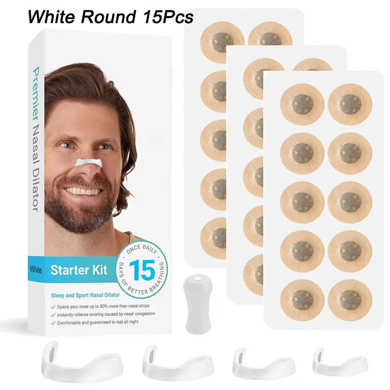 Magnetic Nasal Breathing Dilators Kits Sport Nasal Dilator Boost Oxygen Intake,Reduce Snoring,Breathing Refill Nose Clip