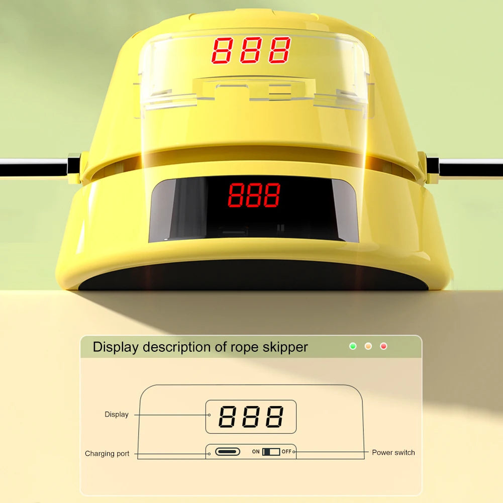 Electric Counting Rope Skipping Machine Automatic Remote Control  Jump Rope Digital Counter Indoor Outdoor exercise Toys Games