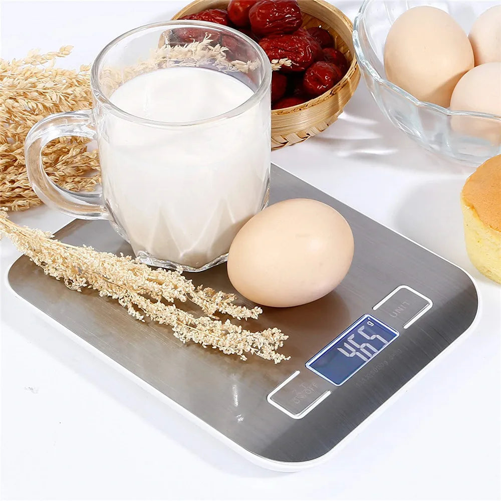 Rechargeable electronic kitchen scale