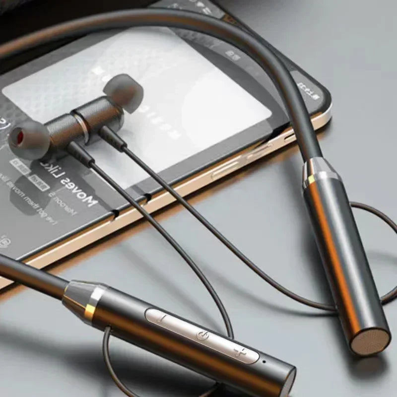 K58 Wireless Earphones Bluetooth 5.3 Neckband Headphones Gaming LED Display HIFI Headset Sports TWS Earbuds With Mic