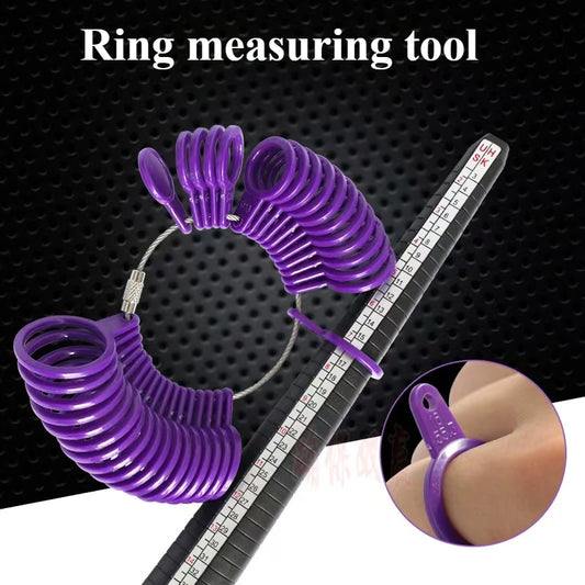 1Pc Professional Jewelry Tools Ring Mandrel Stick Finger Gauge Ring Sizer Measuring UK/US/EU/№ Size for DIY Jewelry Size ToolS