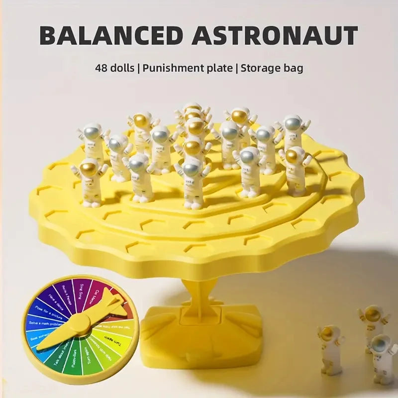 1pc Astronaut Balance Tree Family Entertainment Toy Interaction Game Party Toy Battle Game Balancing Board Game