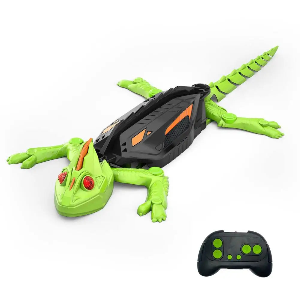 Remote Control Wall Climbing Gecko Robot Toy for Kids, Rechargeable, Christmas Novelty Gift, Anti-Fall Design, Easy to Operate