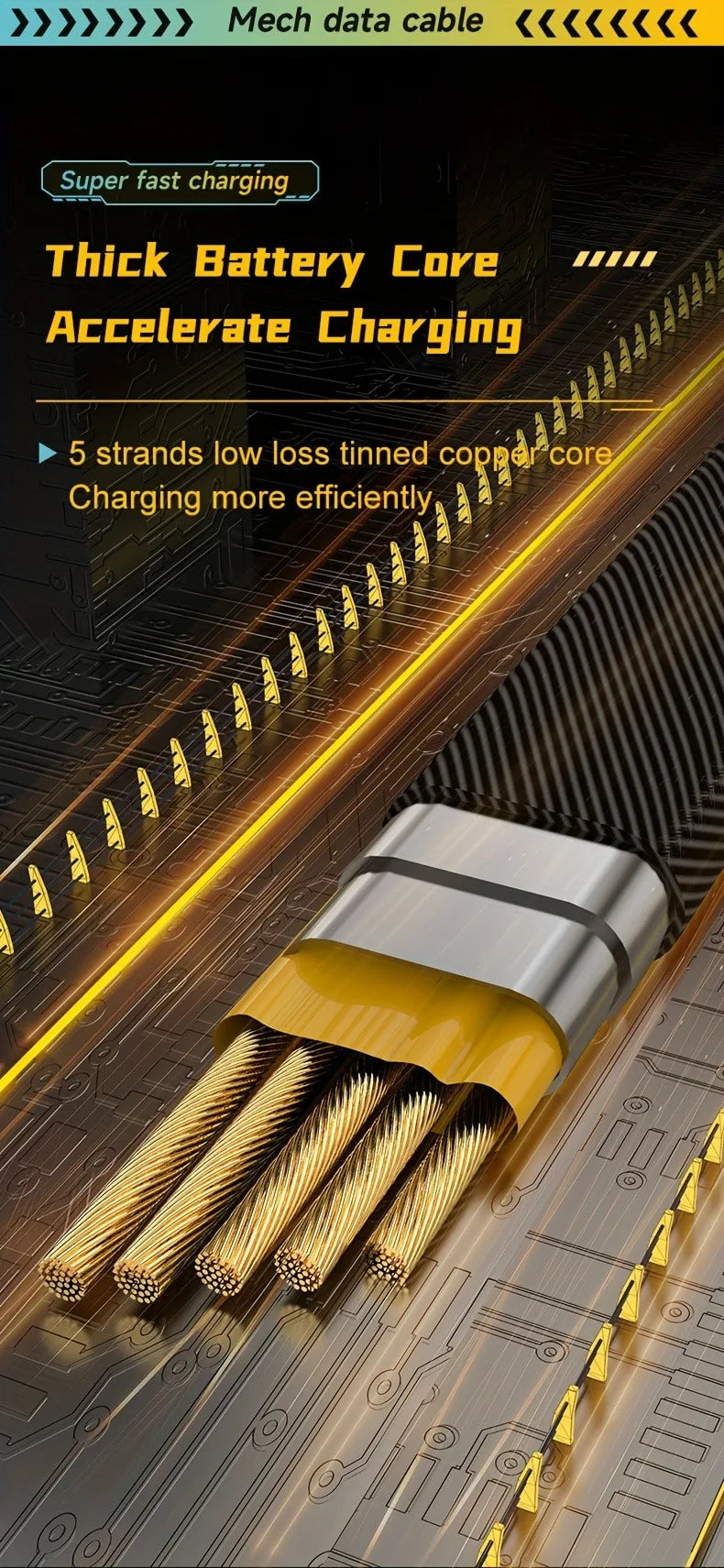 4 In 1 PD 65W USB Type C Data Cable Fast Charging For iPhone 16 15 14 13 12 Samsung Xiaomi Redmi Huawei Wire Cable Fast Charger