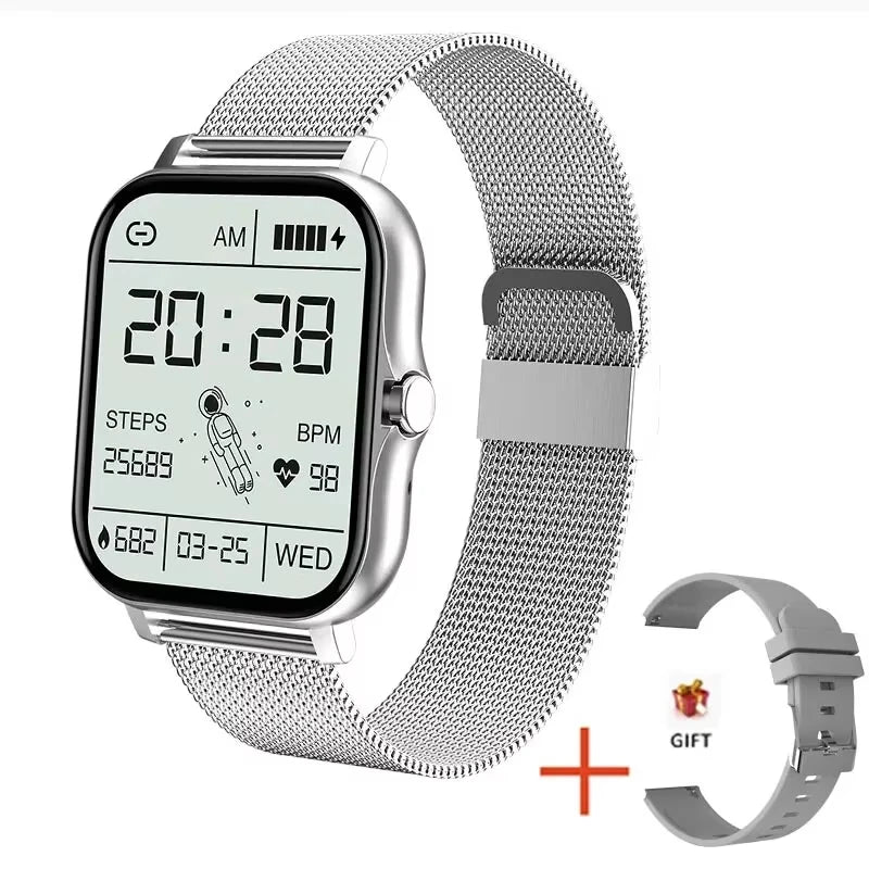 LAXASFIT Smartwatch For Men Women Bluetooth Calling Bracelet Sport Fitness Smart Watch Gifts Digital Smartwatch Women Wristwatch