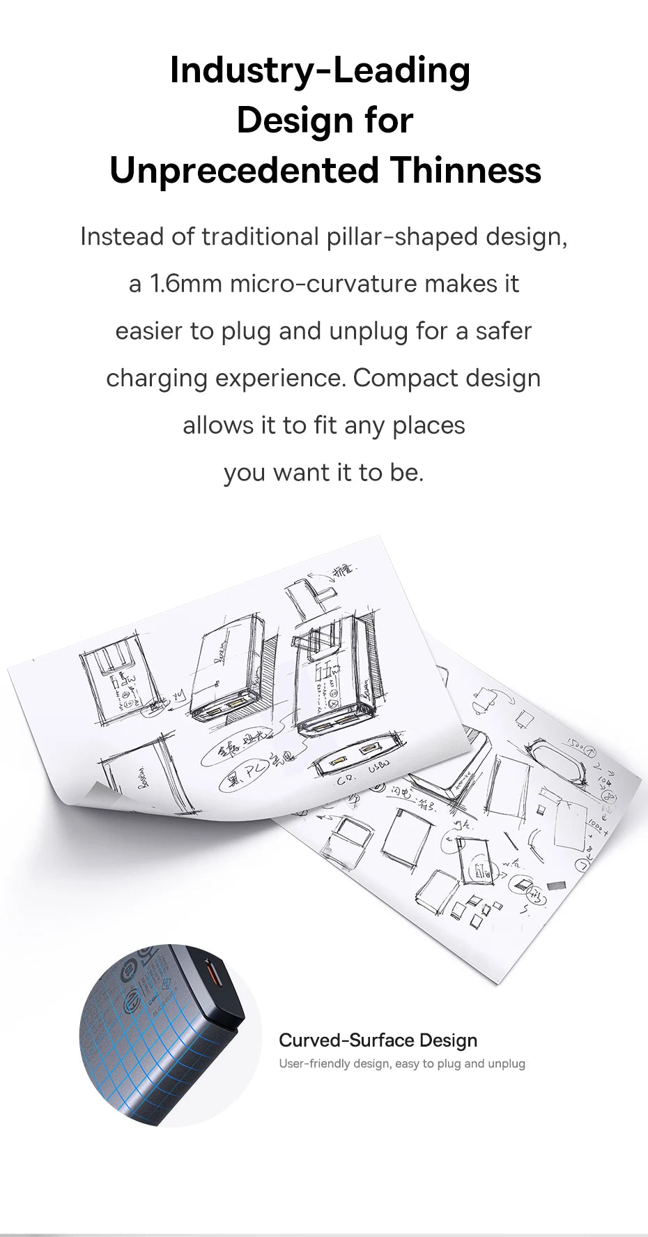 Baseus 65W GaN5 Charger Quick Charge QC 3.0 4.0 USB Type C Charger Portable Travel Charger Fast Charging For Laptop iPhone 14 13