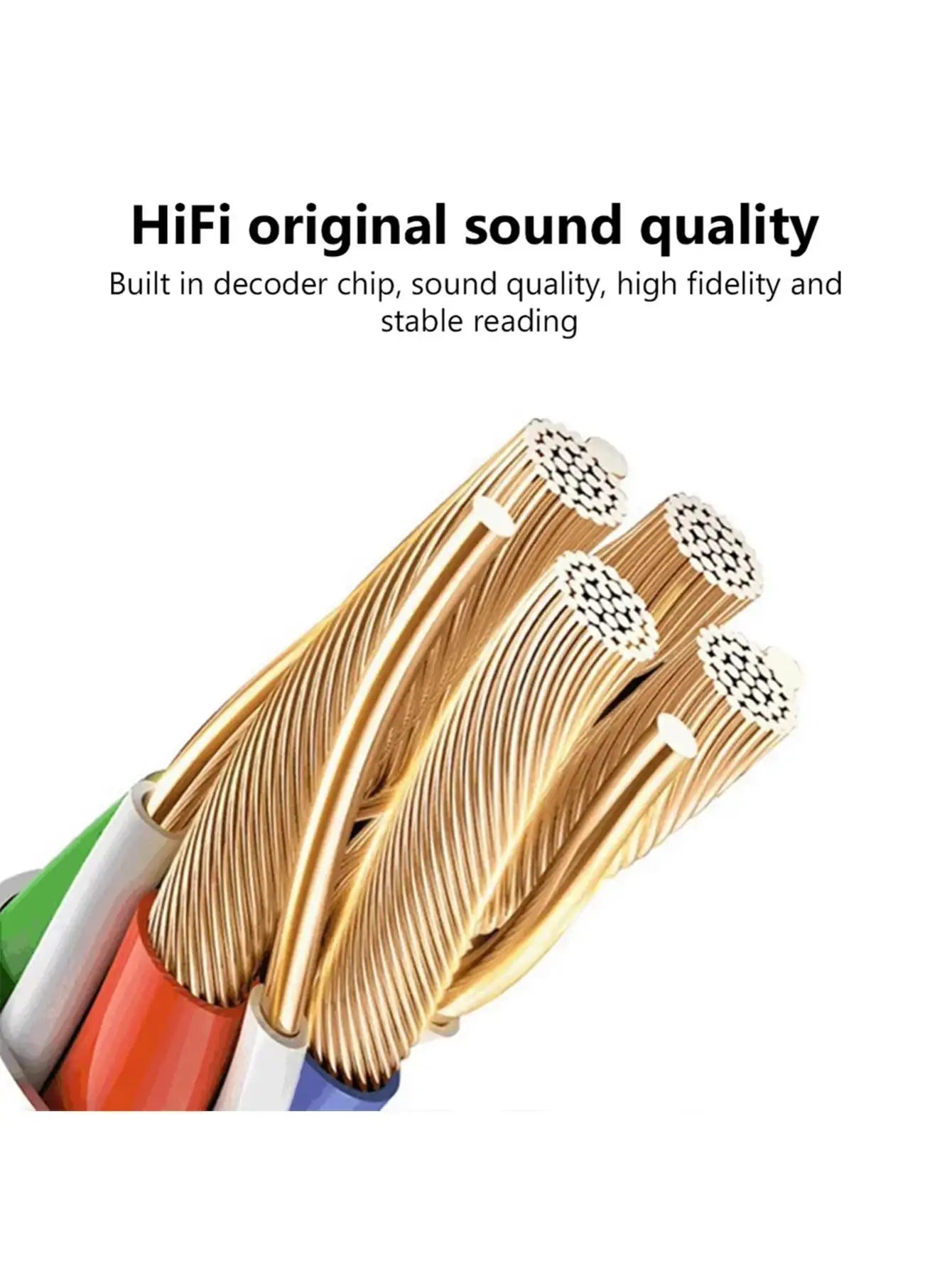 2 in 1 Dual USB Splitter DAC Fast Charge Type-C Adapter and Type C to 3.5mm headphone jack OTG adapter For iPhone 15 HUAWEI