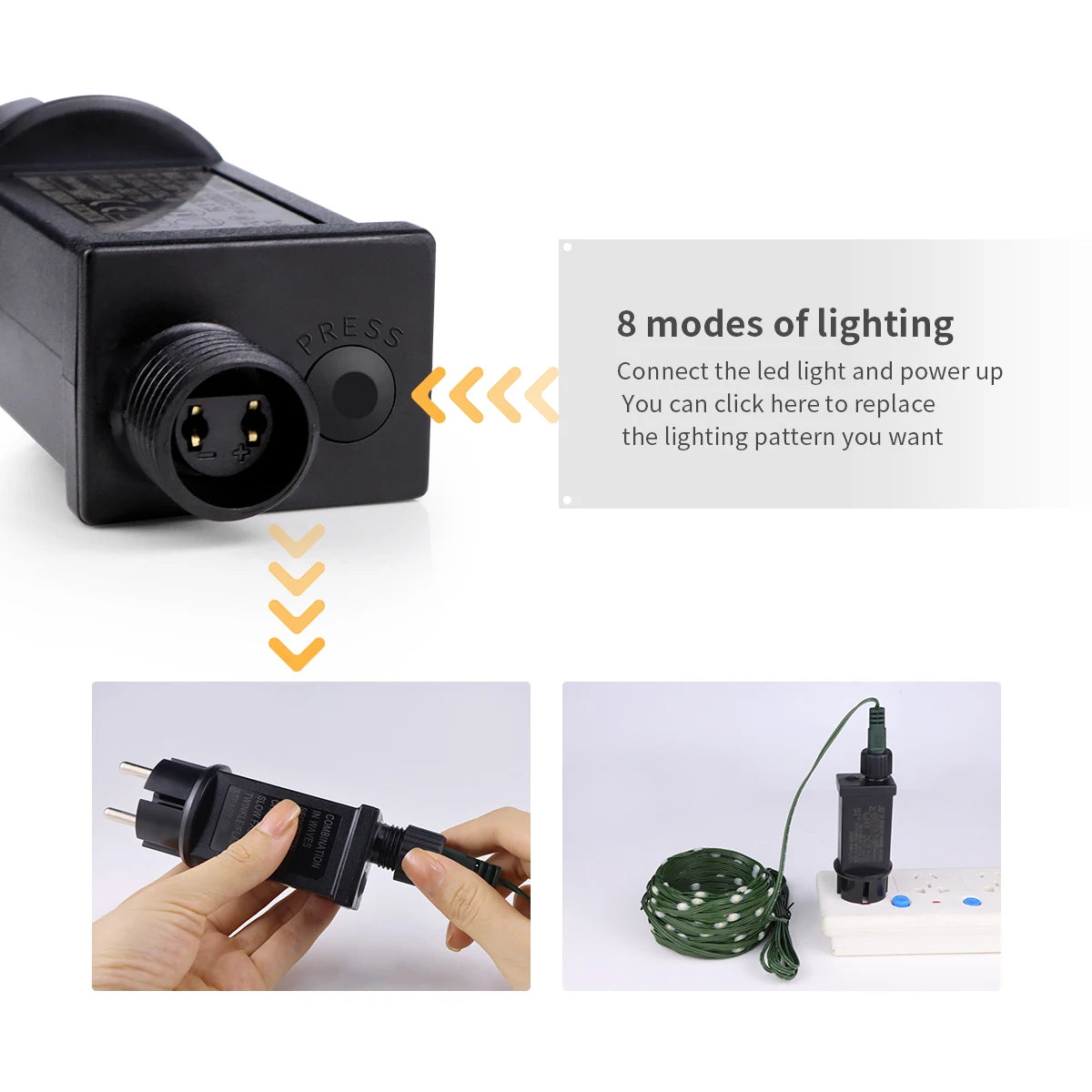 30M 20M 50M 10M 100M LED String Light 24V RGB Warm White Waterproof Outdoor Garland Christmas Decoration Garden Xmas Lights