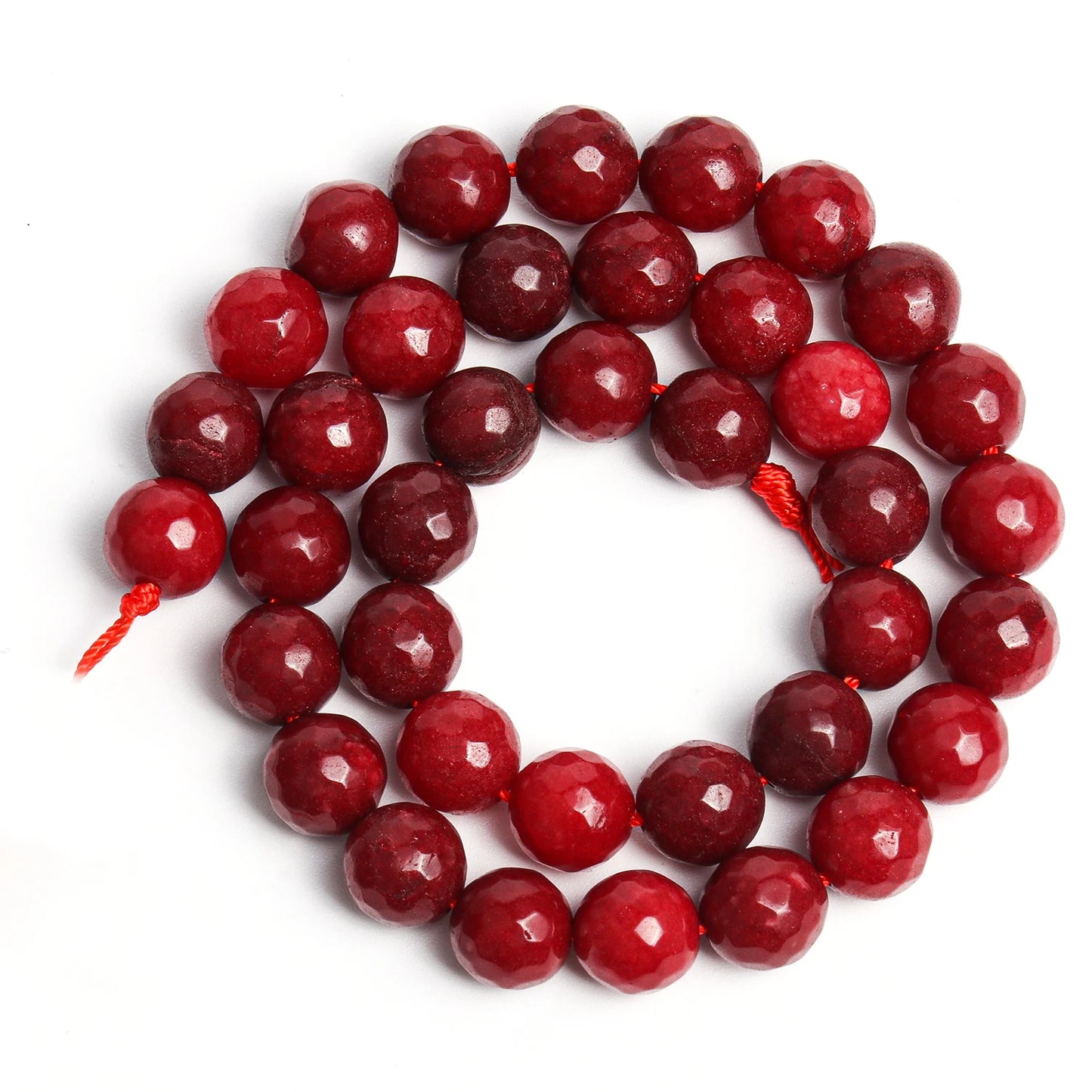 6/8/10mm Natural Stone Sapphire Color Jade Beads Blue Round Loose Beads For Jewelry Making Supplies Diy Charms Bracelets 15''