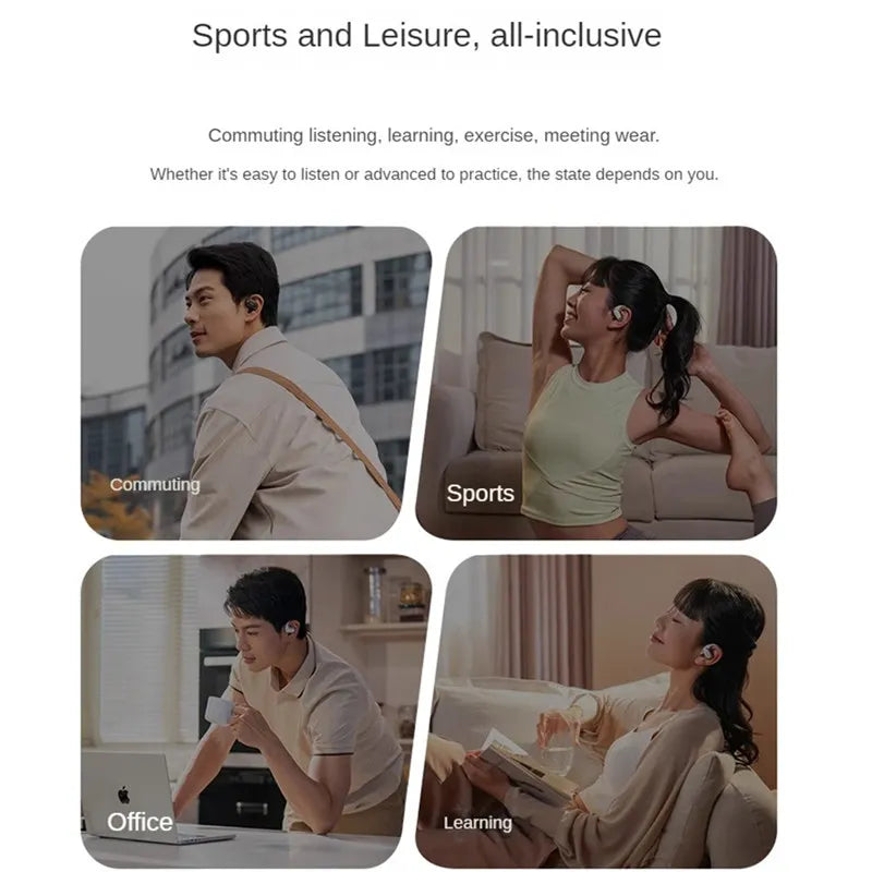 Original SHOKZ T511 OpenFit Air Open Earless Wireless Bluetooth Headphones Sports Headphones HD Call Noise Reduction Support APP