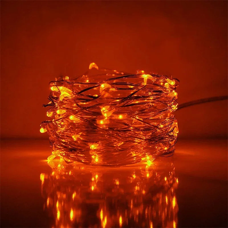 20m USB LED String Lights Fairy String Lights Warm White LED String Lights for Christmas Wedding Party Home Holiday Decoration