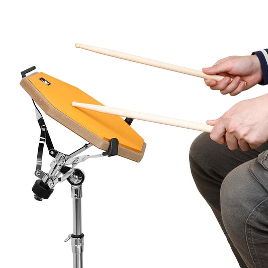 SLADE 8 Inch 12 Inch Drum Practice Pad Rubber Wooden Dumb Drum Pad Mute Training for Jazz Drums Exercise Beginners
