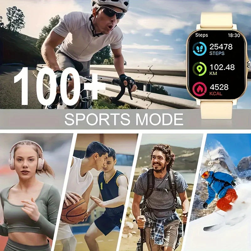 LAXASFIT Smartwatch For Men Women Bluetooth Calling Bracelet Sport Fitness Smart Watch Gifts Digital Smartwatch Women Wristwatch