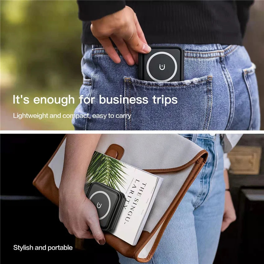 100W 3 in 1 Magnetic Portable Wireless Charger Pad for iPhone 14 13 12 XR Pro Max Apple Watch AirPods Fast Charging Dock Station