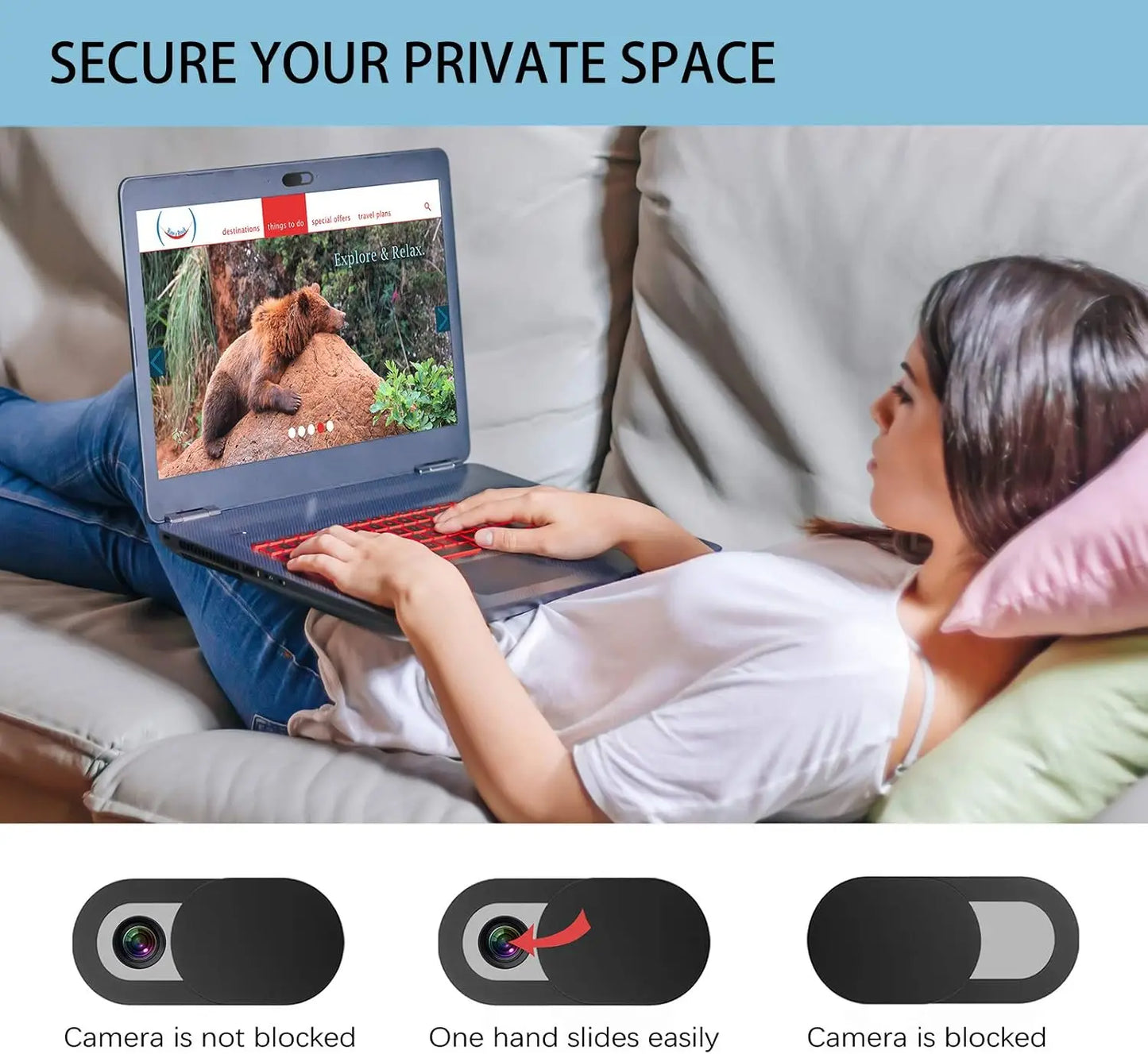 5-10Pcs For iPad PC Macbook Tablet Webcam Cover Tablet Laptop Camera Covers Slider Mobile Phone Antispy Lenses Privacy Sticker