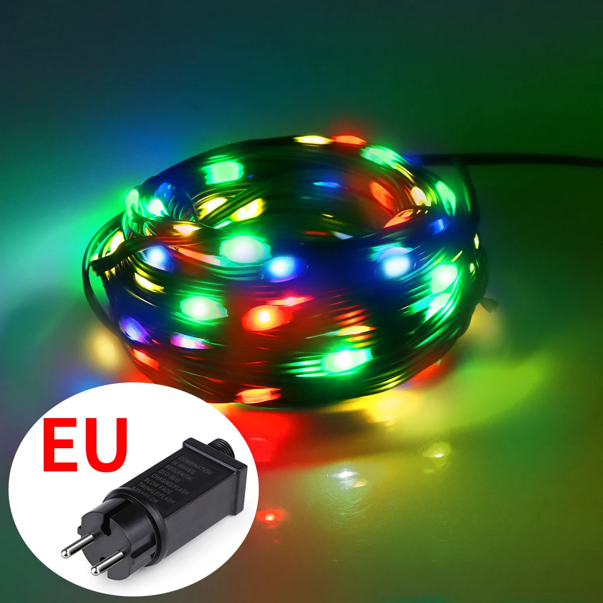 30M 20M 50M 10M 100M LED String Light 24V RGB Warm White Waterproof Outdoor Garland Christmas Decoration Garden Xmas Lights