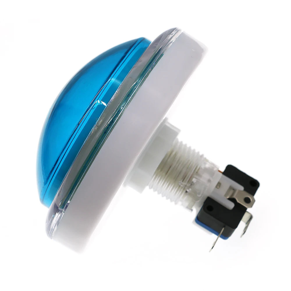 Big 100mm Light Push Button Illuminated Led Answerer Switch Video Rhythm Of Music Game Vending Machine Coin Arcade Pinball Parts