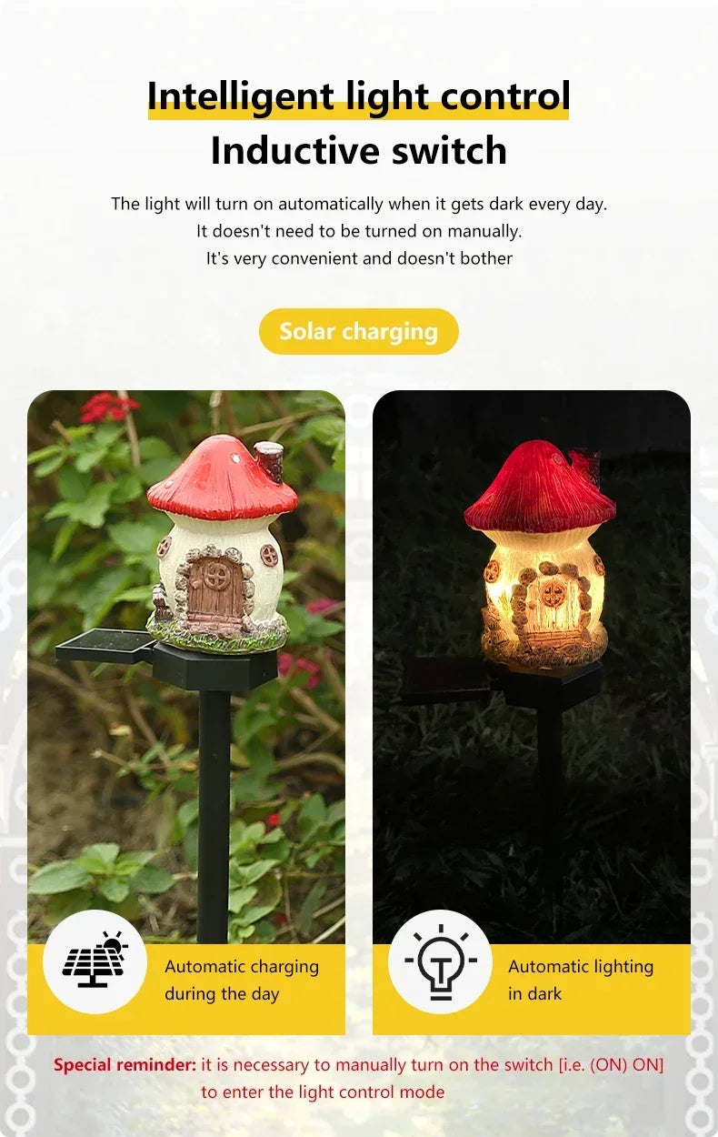 Solar Powered Owl Animal Lawn Lamp Solar Led Light Outdoor Garden Decoration Lamp Waterproof Solar Lights