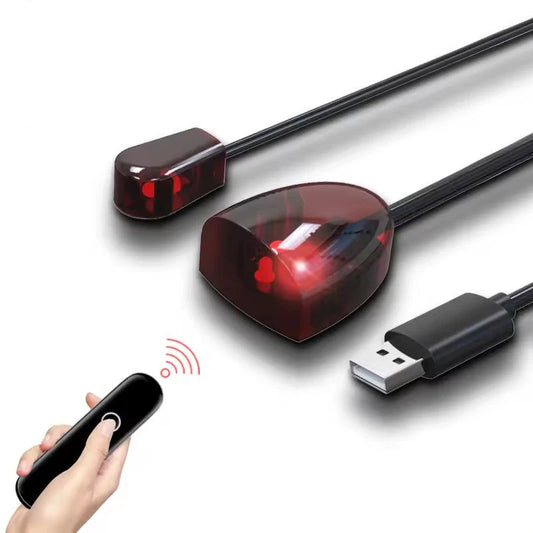 Infrared IR Remote Extender Repeater Receiver USB Adapter Transmitter Applies to All Remote Control Devices For DVD set STB Box