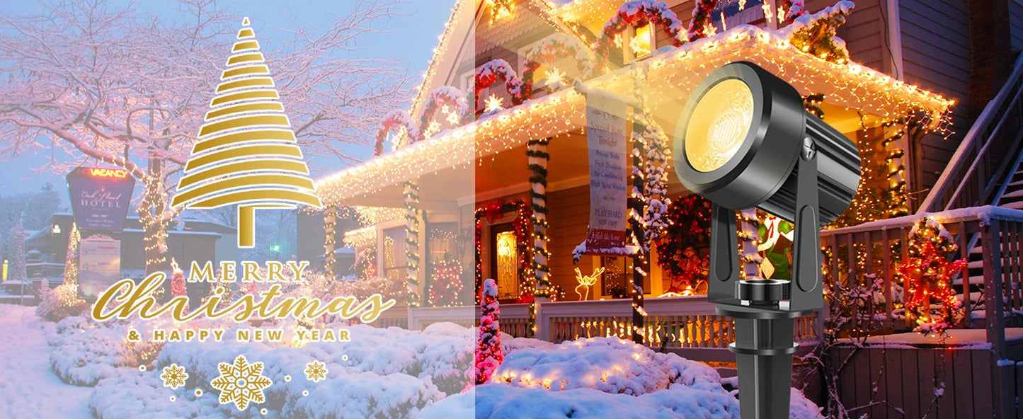 3000K Outdoor Spotlight Garden Landscape Decoration EU/US Plug Floodlight Waterproof Pathway Yard Lawn Lamp 110V 220V Lighti