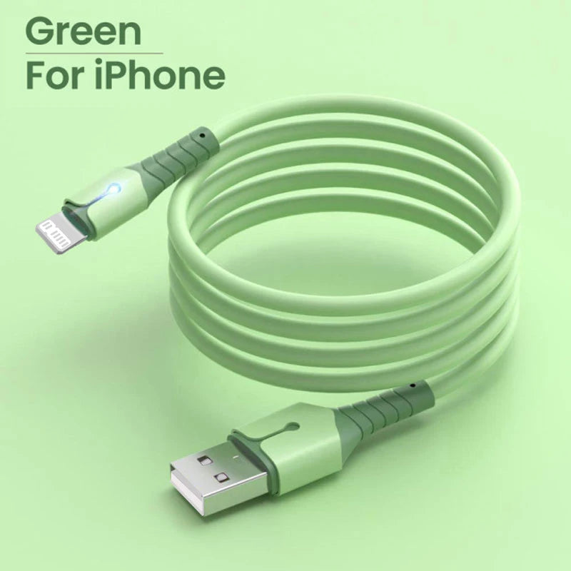 USB Cable for iPhone 14 13 12 11 Pro Max XS XR 6s 7 8 Plus iPad 3A Fast Charging Cable USB to ios Data Cable Quick Charger Wire