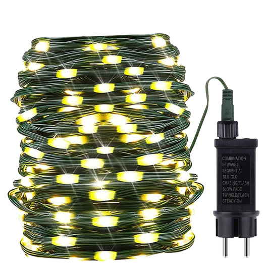 30M 20M 50M 10M 100M LED String Light 24V RGB Warm White Waterproof Outdoor Garland Christmas Decoration Garden Xmas Lights